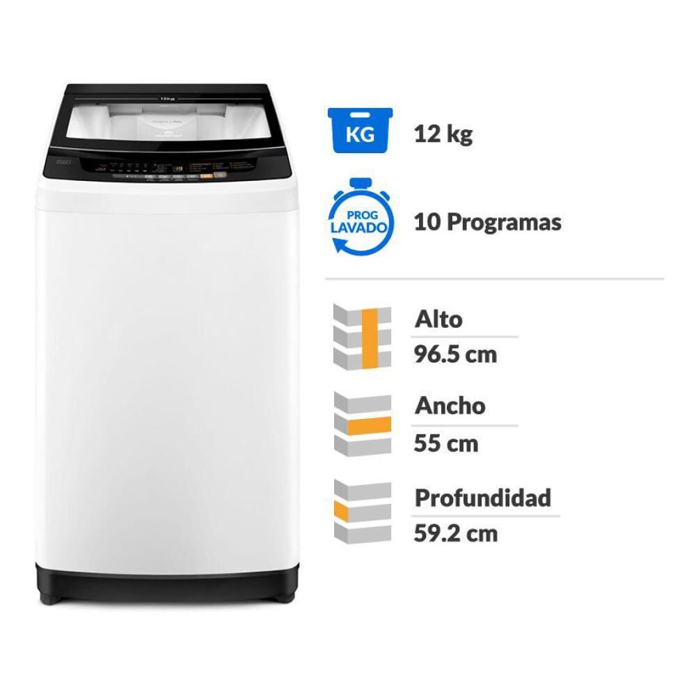 Lavadora Mademsa 12 BZG / 12 Kg image number 1.0